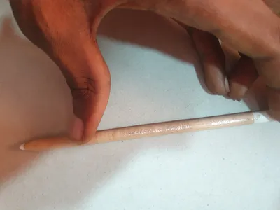 White pencil 