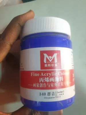 330ml blue M acrylic 