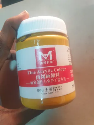 330ml yellow ochre acrylic 